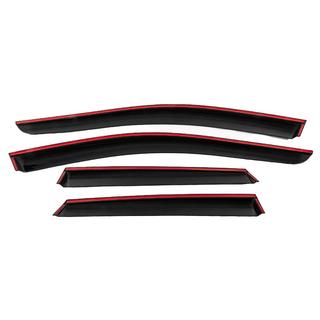 Window Deflectors with Chrome Trim (4 pcs, Niken) photo 4