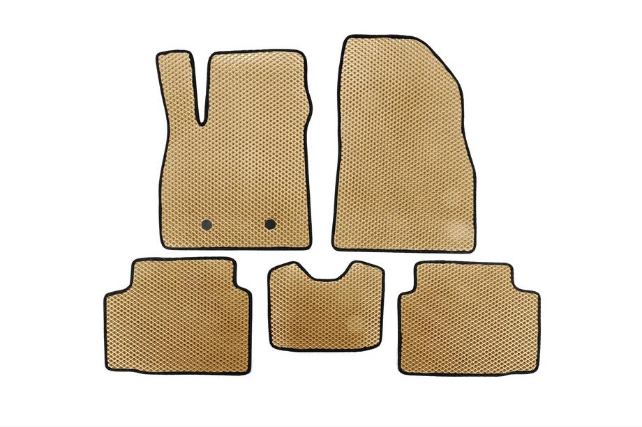 Renault Duster 2024- EVA Floor Mats (2WD, Beige) Image