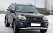 Toyota Rav 4 2001-2005 Front bumper guard ST014-1 (stainless steel) photo 2