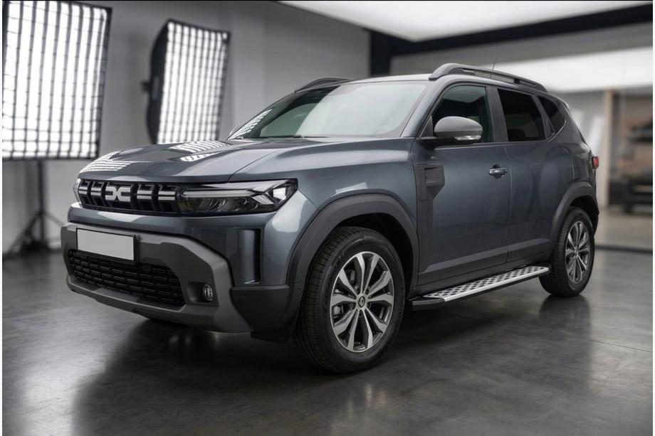 Dacia Duster 2024- Side Steps Shining V1 (2 pcs, Aluminum) Photo 1