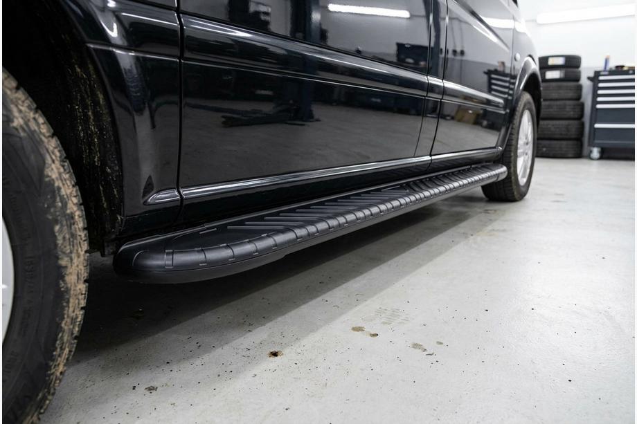 Mercedes Viano 2004-2014 Side Steps Bosphorus Black (2 pcs, Aluminum) Image