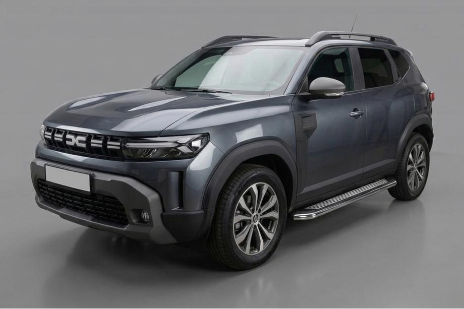 Dacia Duster 2024- Side Steps Maydos V2 (2 pcs, Aluminum & Stainless Steel) Image