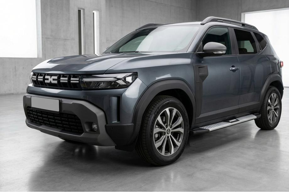 Renault Duster 2024- Side Steps Mevsim Grey (2 pcs, Aluminum) Image