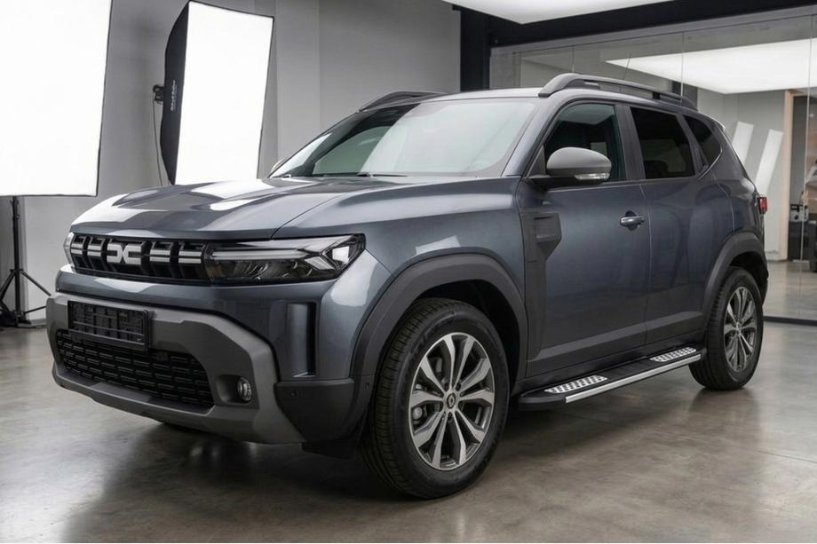Renault Duster 2024- Side Steps Tayga Grey V2 (2 pcs, Aluminum) Image