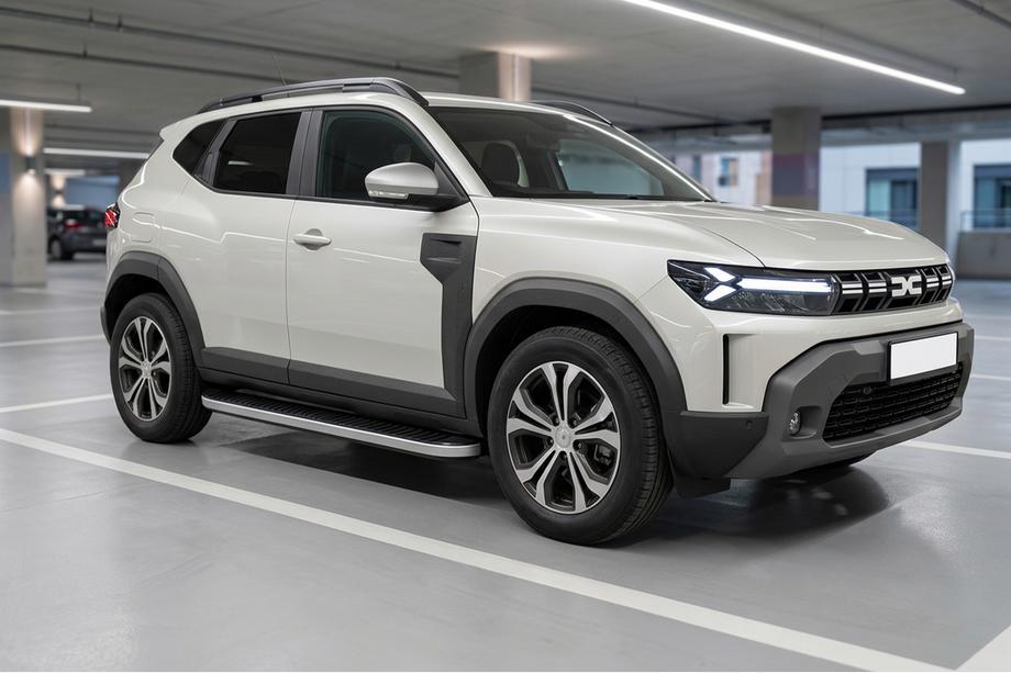 Renault Duster 2024- Side Steps Tayga Grey V1 (2 pcs, Aluminum) Image