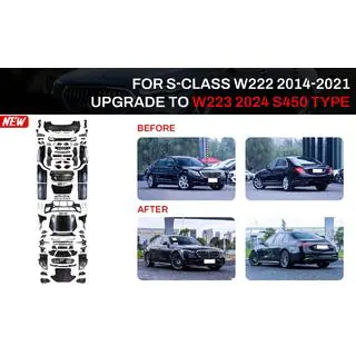 Facelift Kit to W223 AMG Line (with door handles and inserts) Mercedes S-class W222 2013-2022