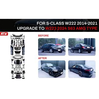 Facelift Kit to W223 S63 AMG (with door handles and inserts)