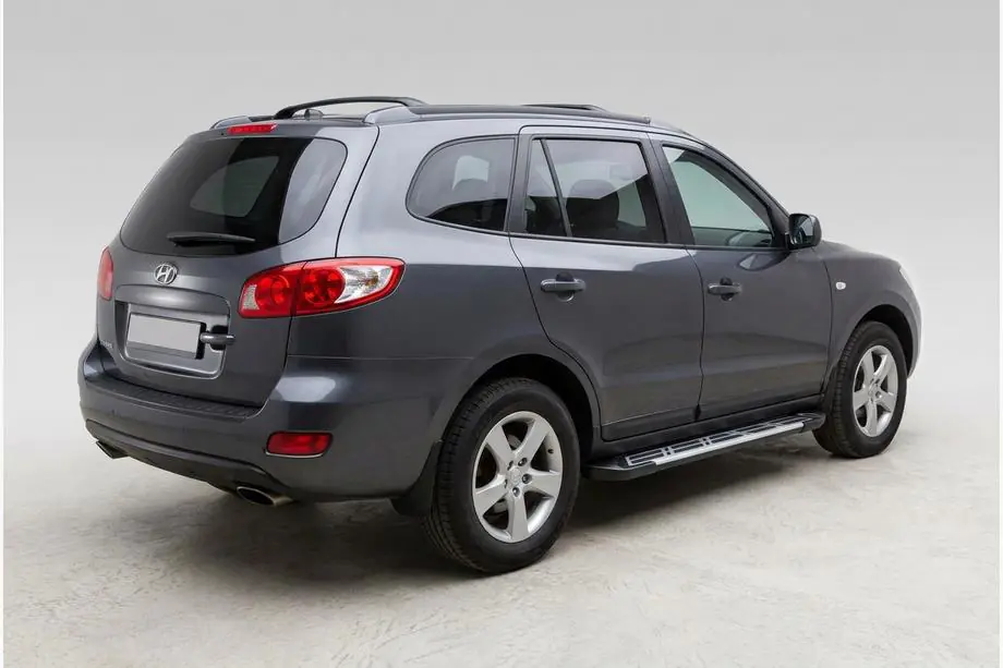 Hyundai Santa Fe 2 2006-2012 Side Steps Sunrise (2 pcs, Aluminum) Image