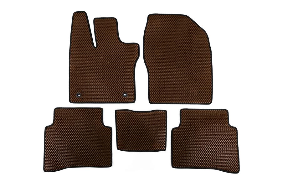Toyota Prius 2023- EVA Floor Mats (Brown) Image