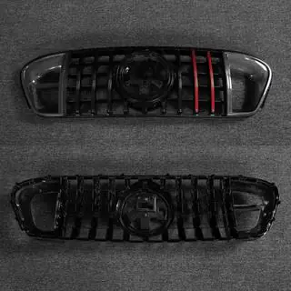 Front Grille GT Panamericana GT-R Carbon (for AMG-Line/GLE53/GLE63 2019-2023) photo 3