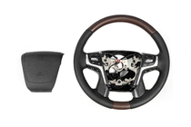 Toyota Land Cruiser 200 2007-2021 Heated steering wheel (dark wood) photo 6