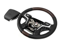 Toyota Land Cruiser 200 2007-2021 Heated steering wheel (dark wood) photo 7