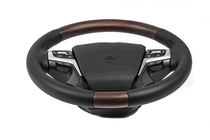 Toyota Land Cruiser 200 2007-2021 Heated steering wheel (dark wood) photo 4