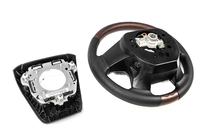 Toyota Land Cruiser 200 2007-2021 Heated steering wheel (dark wood) photo 11