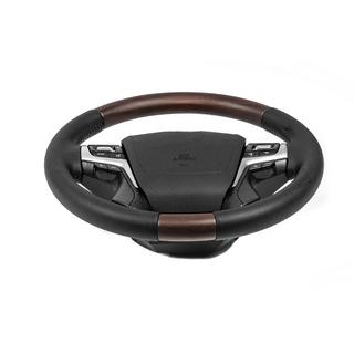 Heated steering wheel (dark wood) Toyota Land Cruiser 200 2007-2021 photo 4