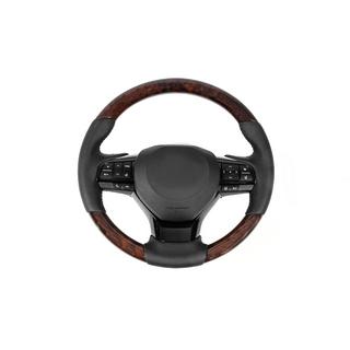Steering wheel assembly (with heating, wood finish) Lexus LX570/450d 2008-2022 photo 2