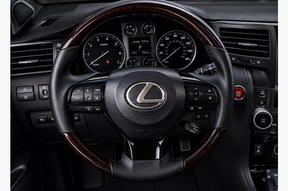 Lexus LX570/450d 2008-2022 Steering wheel assembly (with heating, wood finish) Image