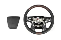 Toyota Land Cruiser Prado 150 2009-2023 Heated steering wheel (dark wood) photo 6
