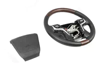 Toyota Land Cruiser Prado 150 2009-2023 Heated steering wheel (dark wood) photo 8
