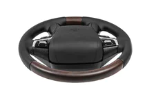 Toyota Land Cruiser Prado 150 2009-2023 Heated steering wheel (dark wood) photo 5