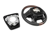 Toyota Land Cruiser Prado 150 2009-2023 Heated steering wheel (dark wood) photo 11