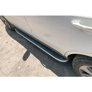 Side Steps Tayga Grey (2 pcs, Aluminum) Hyundai Santa Fe 2 2006-2012 photo 4