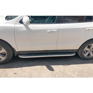 Side Steps Tayga Grey (2 pcs, Aluminum) Hyundai Santa Fe 2 2006-2012 photo 2