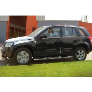 Side Bars (2 pcs, Stainless Steel) Suzuki Grand Vitara 2005-2017 photo 1