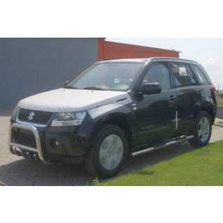 Side Bars (2 pcs, Stainless Steel) Suzuki Grand Vitara 2005-2017 photo 2