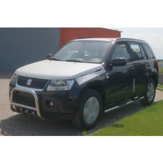 Side Bars (2 pcs, Stainless Steel) Suzuki Grand Vitara 2005-2017 photo 3