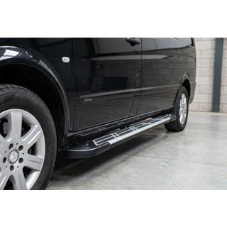 Side Steps Sunrise (2 pcs, Aluminum) Mercedes Vito W639 2004-2014 photo 1