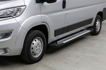 Fiat Ducato 2006-2025 Side Steps Line (2 pcs, Aluminum) photo 1