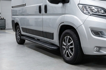 Fiat Ducato 2006-2025 Side Steps Bosphorus Black (2 pcs, Aluminum) photo 1