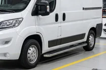 Peugeot Boxer 2006-2025 Side Steps Maydos V1 (2 pcs, Aluminum & Stainless Steel) photo 1