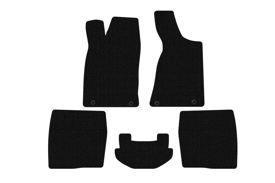 Audi 80/90 1987-1996 Rubber floor mats Carsuit (1987-1991, Sedan, black) Image