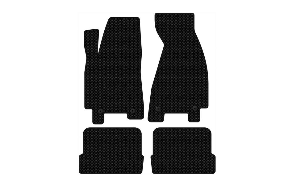 Audi 80/90 1987-1996 Rubber Floor Mats Carsuit (1991-1996, Coupe, Black) Image