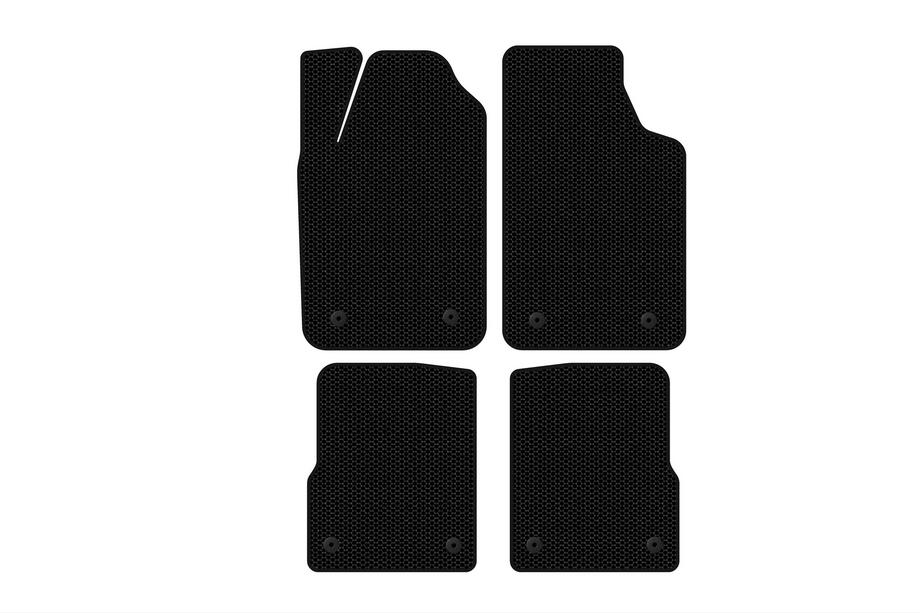 Audi A2 1999-2005 Rubber Floor Mats Carsuit (HB, Black) Image