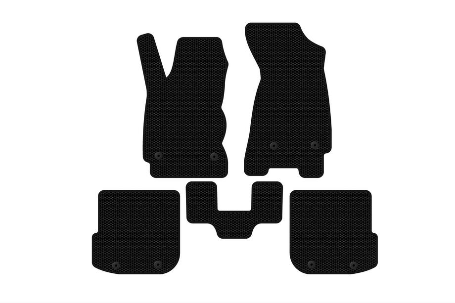 Audi A4 B5 1994–2001 Carsuit rubber floor mats (Avant, black) Image