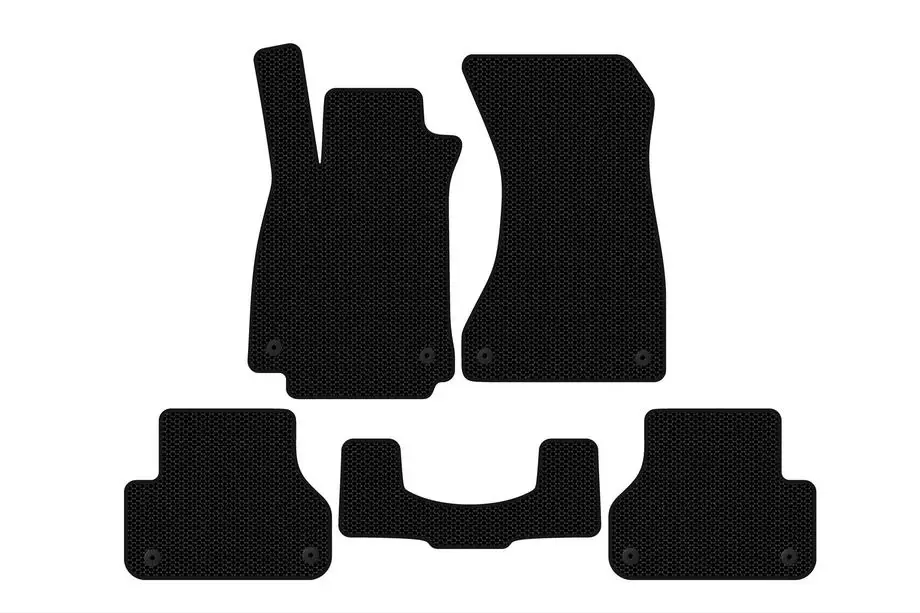 Audi A5 2016-2025 Rubber floor mats Carsuit V1 (Sportback, black) Image