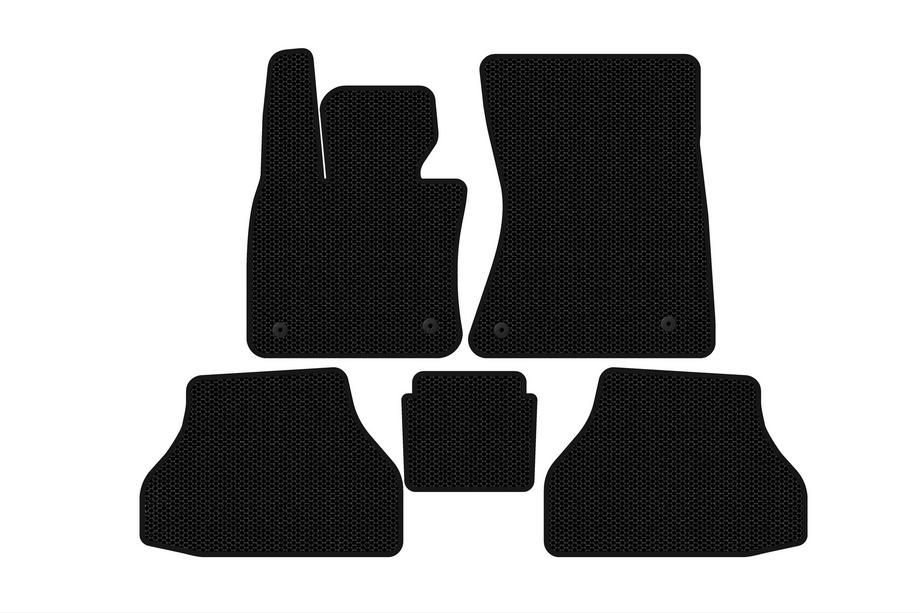BMW X6 E71 2008–2014 Rubber Floor Mats Carsuit V-2 (Black) Image