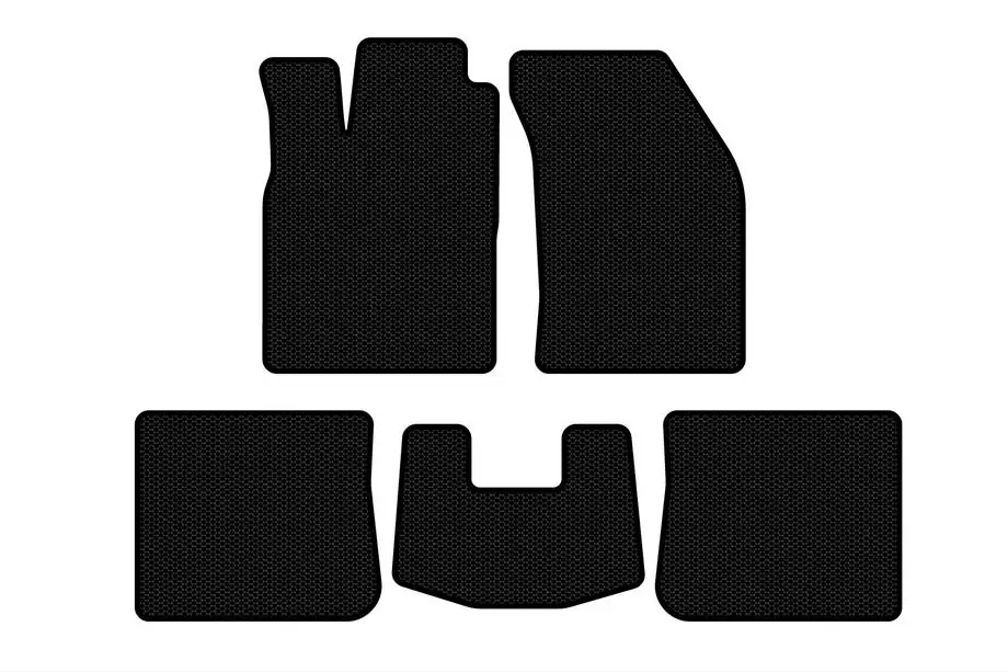 Chery Elara/Alia/Fora/A5 2006- Rubber Floor Mats Carsuit (SD, Black) Image