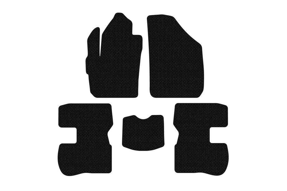 Chery Kimo 2007-2015 Rubber Floor Mats Carsuit (Black) Image