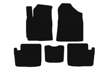 Chery Tiggo 1 2005-2016 Rubber floor mats Carsuit (2005-2009, black) photo 1
