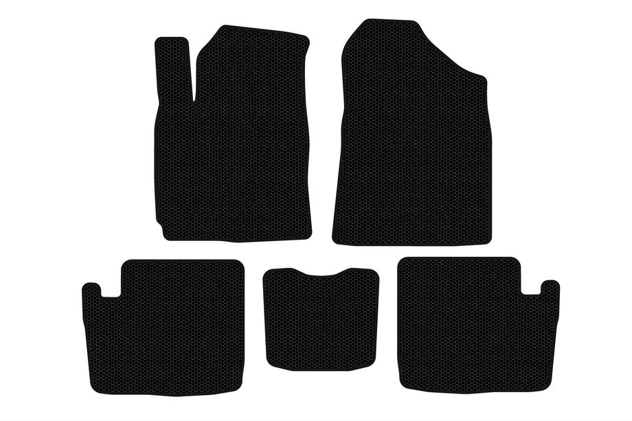 Chery Tiggo 1 2005-2016 Rubber floor mats Carsuit (2005-2009, black) Image