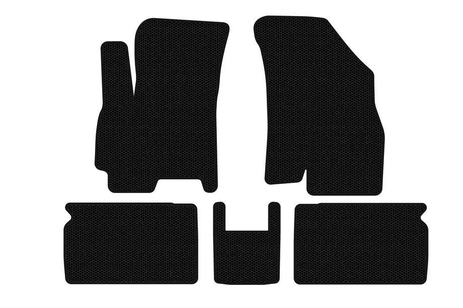 Chery Tiggo 4 2017- Rubber Floor Mats Carsuit (Black) Image