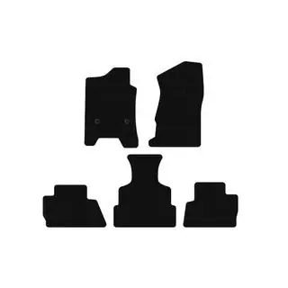 Rubber floor mats Carsuit (2014-2020, black)