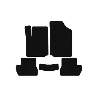 Rubber Floor Mats Carsuit (Black) photo 1