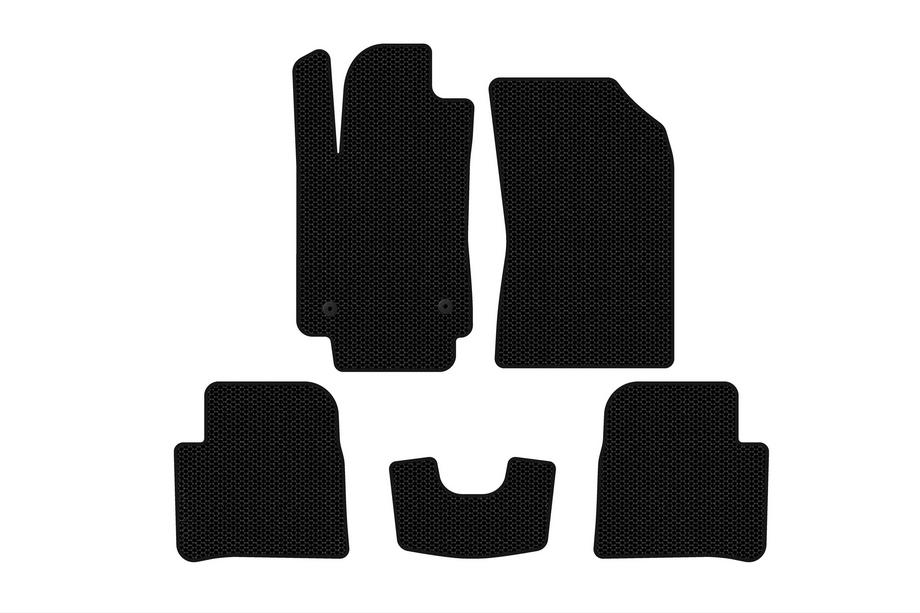 Citroen C-3 2016-2023 Rubber Floor Mats Carsuit (HB, Black) Image