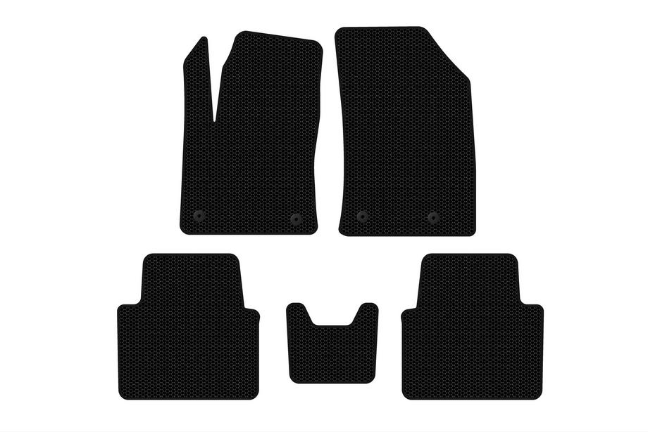 Citroen C-3 Aircross 2017-2024 Rubber Floor Mats Carsuit (Black) Image