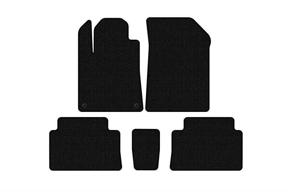 Citroen C-5 2001-2008 Rubber Floor Mats Carsuit (Black) Image